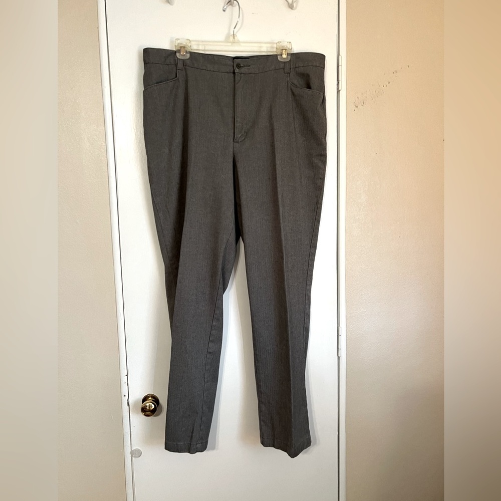 Rider Stretch Slacks - Herringbone Twill, Size 18